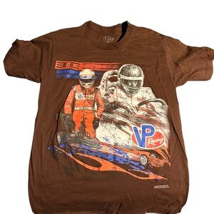 Brown Graphic Tee for Men